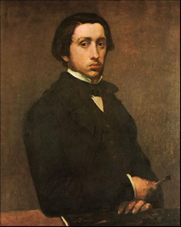 Edgar Degas Portrait of the Artist oil painting picture